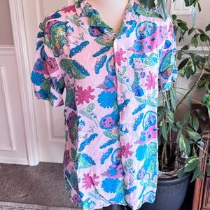 H&M Rick and Morty Resort Shirt